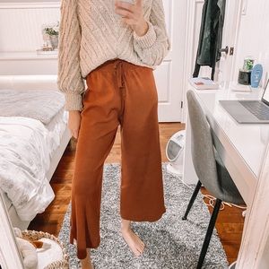 Oak & Fort Wide Knit Pant